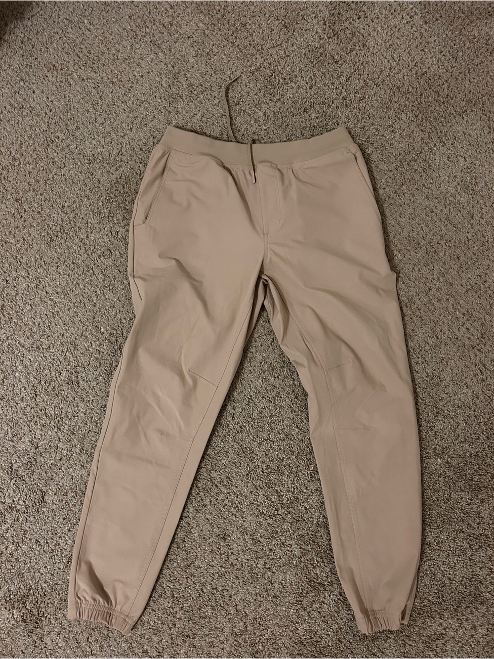 Men's Legends Tan Athletic Jogger with Drawstring Waist